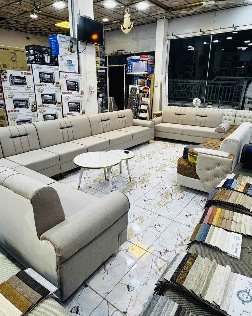 #السماوة عرض خاص يقدم لكم  معرض سنتر جيرمن 
 ديوان بلوك اسود شرط 16 ملم 💣
 خشب روسي 🔨🔨
سفنج مميز اول ( الاخضر ) 🪛🪛
قماش حسب طلب الزبون يعني (( جاكور او قديفه او شامو او حرير او وتر بروف او كتان  او شانيل ))يعني حسب ختيارك 
الاسعار من 75 الف إلى 100 الف حسب الموديل و نوع الاقمشه 
❤️موجود توصيل داخل السماوه فقط 
للطلب والاستفسار ضع تعليق او راسل الصفحه 
عنوان / السماوة قرب جسر الشهداء قرب مطعم شاطئ الفرات منطقة ال ضويف
الاتصال / ***********
او ارسال رساله على الواتساب
