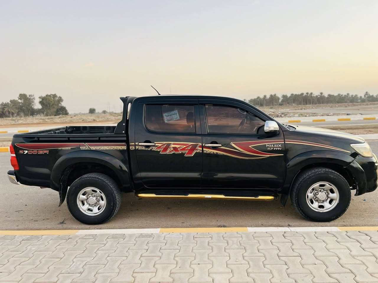 تويوتا هايلوكس 2013 فور ويل كويتي الساير
رقم بابل سنويه جديده مشروع وطني 
مكفوله سياره جديده كلش
كير عادي
حساسات خلفيه+شاشه
سياره جاهزه مكينه وكير 
وحداديه جديده
السعر 188$ وبيها مجال
العنوان بابل الشوملي استفسار 
***********
***********
