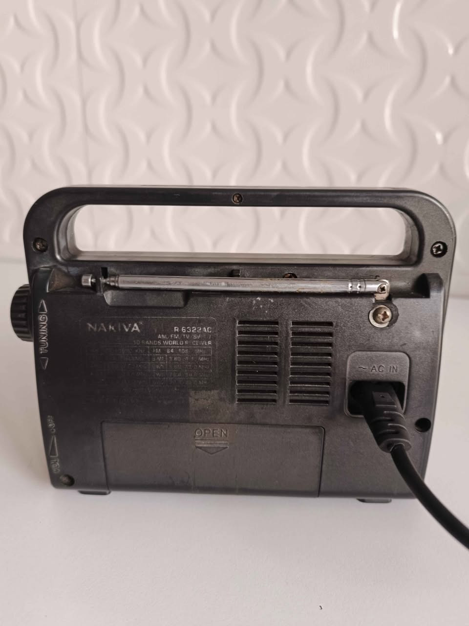 رادیو nakiva  باتری حجم کبیر وكهرباء  9موجات وfmطویلة شغال للبیع السليمانية, العراق


**إذا كنت صاحب هذا الإعلان وتريد حذفه لأي سبب، رجاءا أرسل رسالة إلى الدعم الفني**