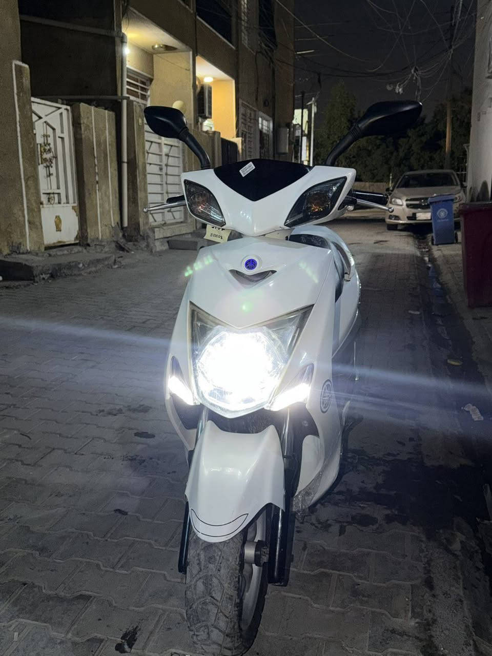 سلام عليكم /سكنس لد طلاعات/قبق نفخ ياباني  /نوزل خطين/مابيها اي نقص مال مزاد دراجه تخبل /مكينه ناعمه شلعه معدل خير من الله نقصها ادامه كلجات /ماشيه 16 الف/سوادات لون بيجي مميز/ اشاير ضفيره كهربائيات كامله / عنوان بغداد البنوك /رقم ***********6/ سعر واحد 500 قفل
