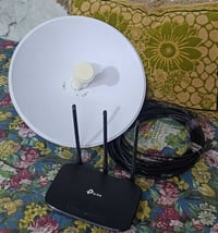 راوتر ابو٤ • صحن • واير ٢٥م