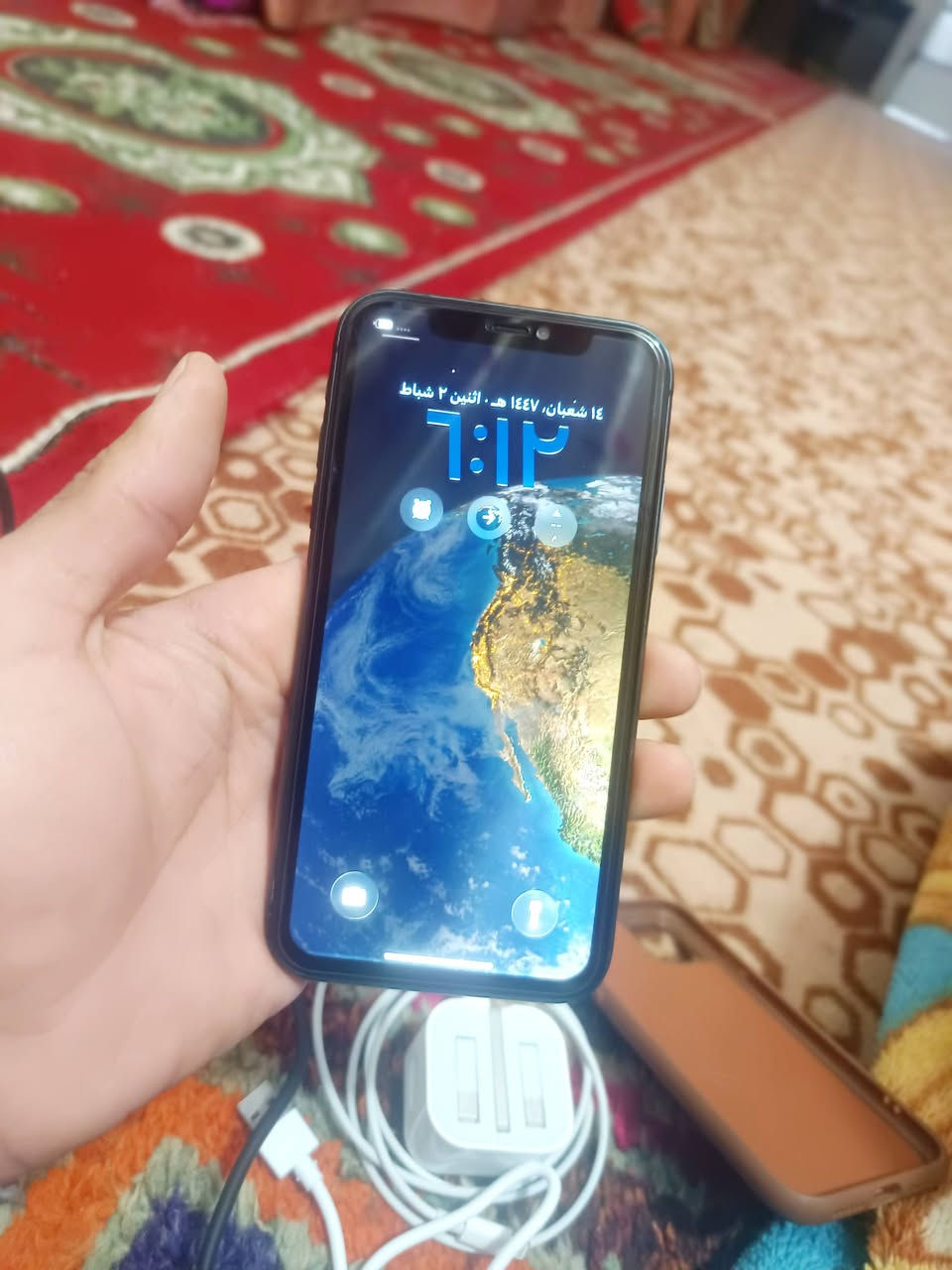 السلام عليكم
ايفون 11عادي ✅

ذاكره 128✅

نموج M✅

مبدل شاشه وبطاريه وكاله 👉✅

نسبه بطاريه 100٪

بقيه كله كفاله وشرط الفحص👉 

جهاز مال جناي 

مكان ديوانية دغاره سعر 180الف 

***********📞
