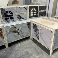 كاونتر متر • ثلاث قطع • سنك مرمر