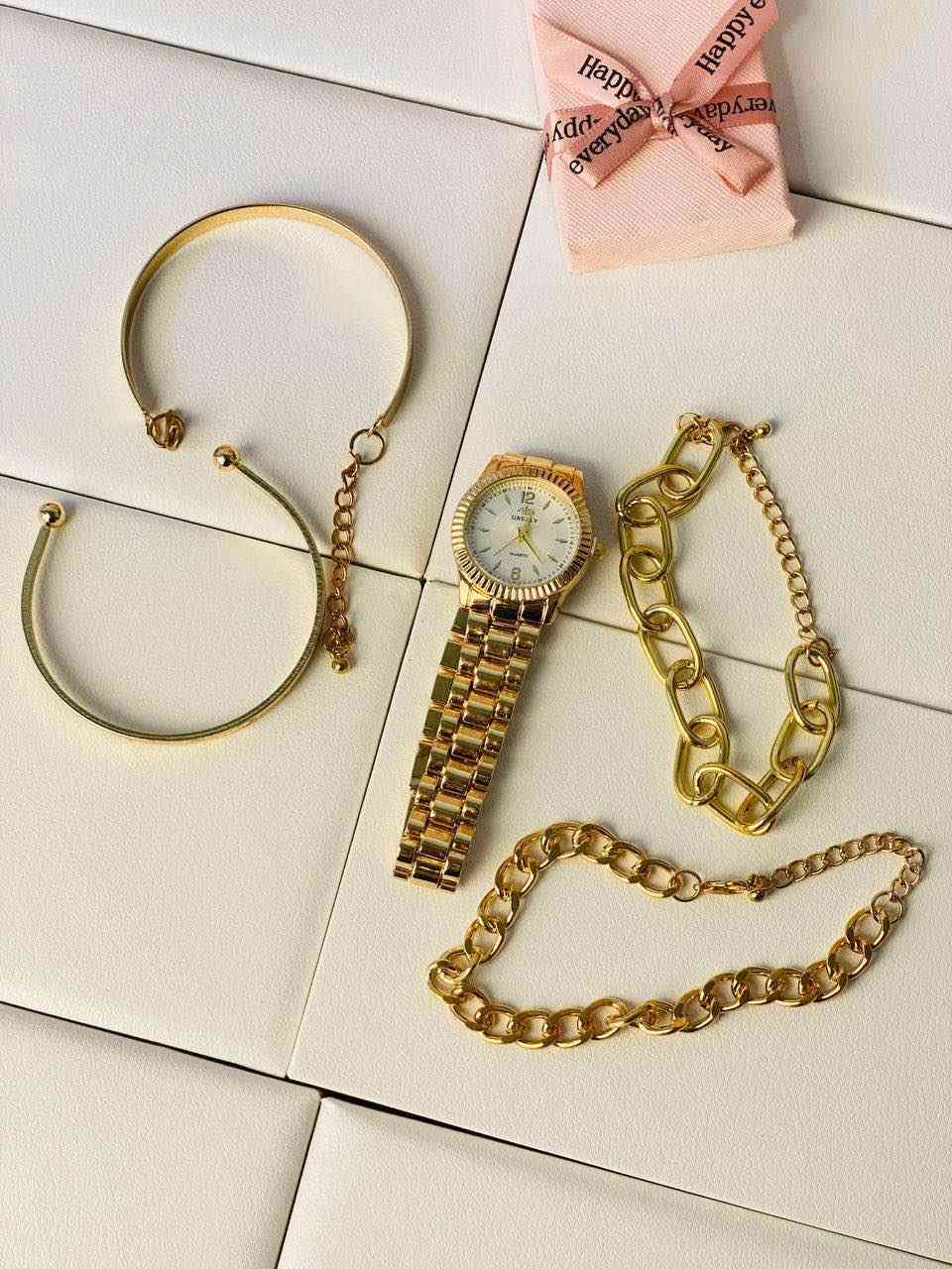 جديدنا مميز💋
♥️سيت اكسسوار♥️

بوكس 🎁 سيت ساعة نسائي
اللون ذهبي يحتوي على. 
ساعة * و سوارات عدد 4  *  طلاء ثابت 💯🔥
بوكس نسائي نازك ♥️
مع علبه خاصه ومميزة

مميزات البكج. 
✅ماكنة ياباني
✅طلاء ثابت
✅ضد الماء
✅ضد الخدش بغداد, العراق


**إذا كنت صاحب هذا الإعلان وتريد حذفه لأي سبب، رجاءا أرسل رسالة إلى الدعم الفني**