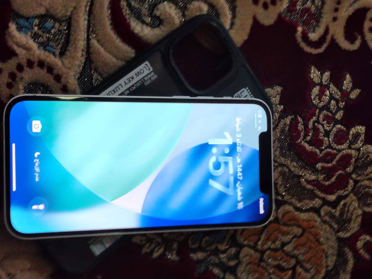 ايفون 12 عادي 128 بطاريه 79 جهاز وتر مكفول
فقط ضهر مفطور باقي كله مكفول جهاز آჂ̤ نقص مابي
سعره 275 وبي مجال قليل 
***********
