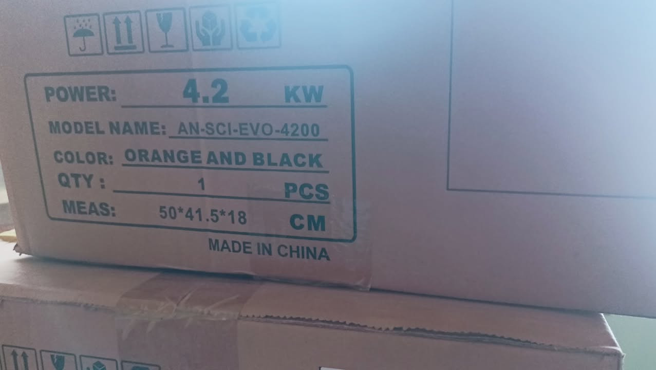 يتوفر انفينترات طاقة الشمسية  شركة Anern
نوع هايبر  و ب الاستطاعة 
Evo-4200 w 
Evo-6200w  
للعنوان :كلار -السليمانية 
للاستفسار مراسلة الصفحة او من واتساب 
*********** 
https://wa.me/message/XGMCEFMPGPGYE1
#High_Power_company
