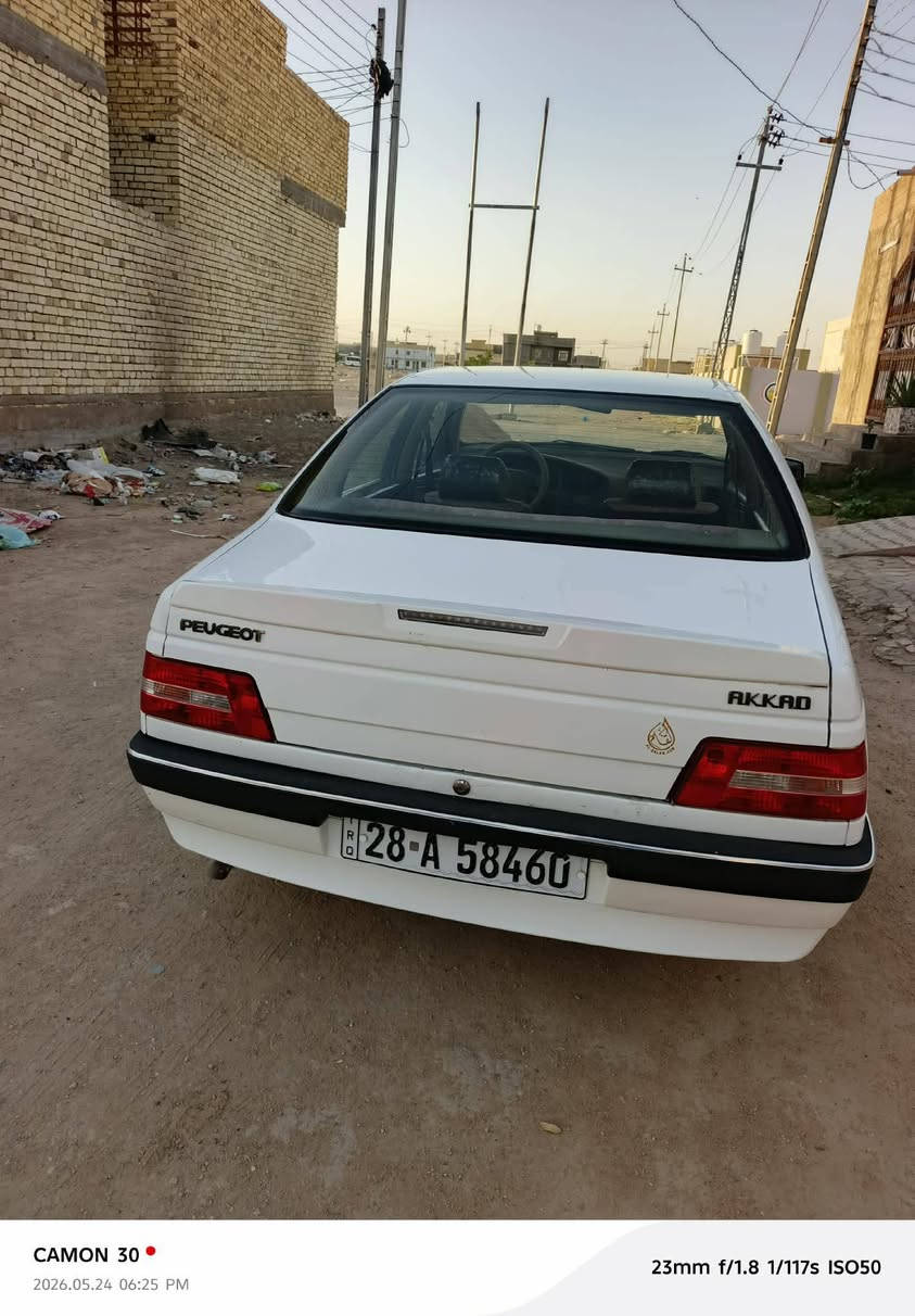 بيجو 405لبيع سياره جاهزه امدور ثاني يوم مديل 16تبريد شغال مكان نجف الاستفسار على رقم ***********
