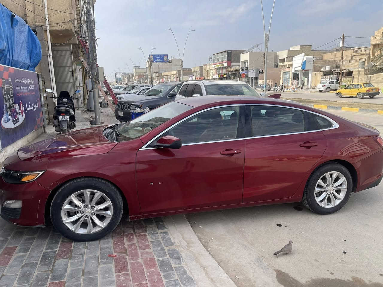 ماليبو 2019
1500T

It

حادثها جاملغ امامي طخة بسيطة 

🔴 تبريد قطعتين 

🔴 تشغيل عن بعد

🔴 تدفئة كشنات

🔴 داخل وخارج احمر 

بيع او مراوس حسب القناعة 

السعر 125وبي مجال للشراي 
مكانها بابل الحلة
الاتصال  ***********
