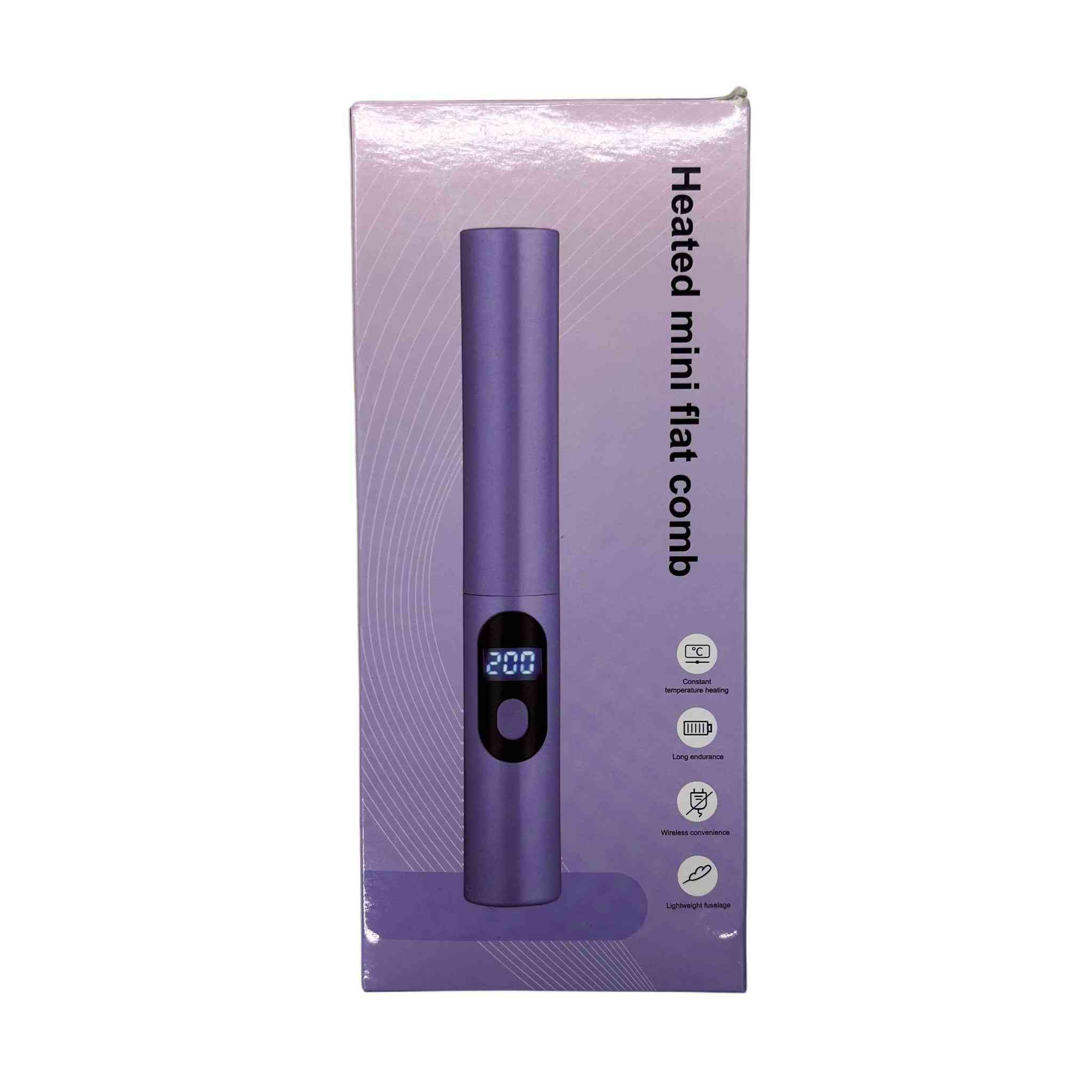 مشط فرد الشعر الحراري اللاسلكي Mini Flat Comb بشاشة رقمية

مشط فرد شعر حراري لاسلكي بتصميم خفيف ومحمول، مزود بشاشة رقمية لعرض درجة الحرارة وتحكم سهل بثلاث مستويات حرارة مختلفة ليناسب أنواع الشعر المختلفة.

• تصميم لاسلكي خفيف الوزن (120 غرام) سهل الحمل والاستخدام

• 3 درجات حرارة: 150° – 160° – 180° مئوية

• شاشة LED رقمية لعرض درجة الحرارة

• بطارية ليثيوم 4000mAh بسعة كبيرة (حتى 70 دقيقة استعداد)

• تسخين بدرجة حرارة ثابتة مع طبقة عناية سيراميكية للشعر

• نوع الاستخدام: فرد وتمليس الشعر
• درجات الحرارة: 150°C – 160°C – 180°C
• الدرجة الافتراضية: 160°C
• زمن التسخين: حوالي دقيقتين إلى 100°C / 5 دقائق إلى 170°C
• القدرة: 7.5 واط
• الفولتية: 3.7V
• الإدخال: 5V–2A
• نوع البطارية: ليثيوم 4000mAh
• الوزن: 120 غرام
• منفذ الشحن: Type-C
• عنصر التسخين: Heating Film
• عرض الدرجة: مؤشر LED

محتويات العلبة:
• مشط فرد شعر حراري لاسلكي
• غطاء حماية (Protective Sleeve)
• كابل شحن USB Type-C
• كتيب تعليمات الاستخدام بغداد, العراق


**إذا كنت صاحب هذا الإعلان وتريد حذفه لأي سبب، رجاءا أرسل رسالة إلى الدعم الفني**