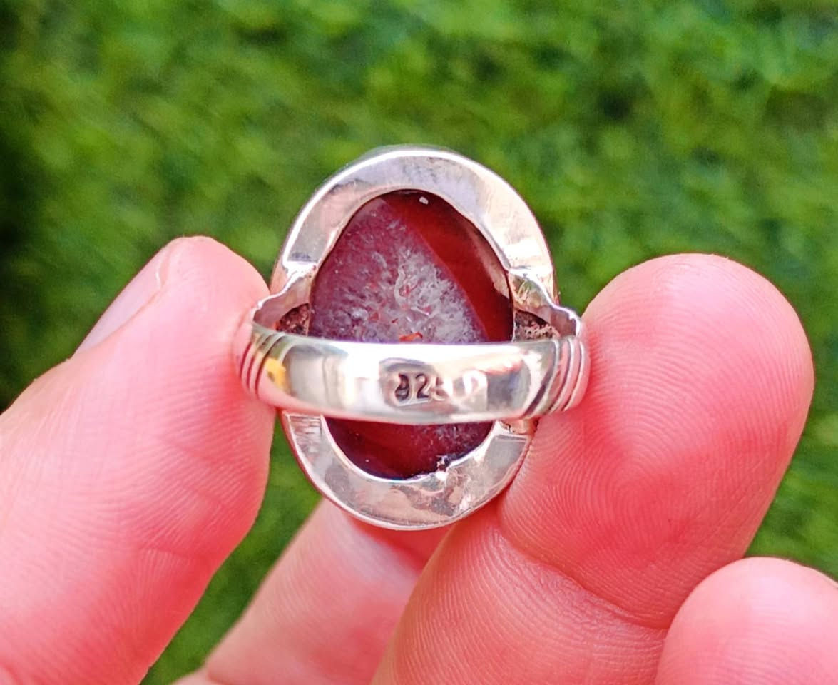 سلام عليـــــــكم 🫷🏿👇👇رمضان مبـارك 

تحفه عالميه(عقيق يماني ذمه كرز 🍒الكرز

صياغه يدويه فضه مختومة(925)
قيــــــاس الخاتم(23..22)

يوجد توصيل بدون مراوس او حجز مكاني سماوه سعـــره مع التوصيل(40)🔒🔒


**إذا كنت صاحب هذا الإعلان وتريد حذفه لأي سبب، رجاءا أرسل رسالة إلى الدعم الفني**