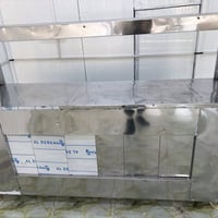 ميز سل ستيل اخو الجديد استخدام قليل ونضيف السعر400وبي مجال  للتواصل......