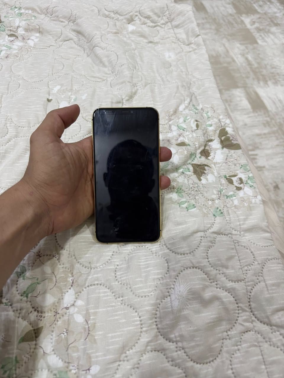 11برو ماكس مطلي بالذهب للبيع
نظيف السعر ٣٠٠  الف وبي مجال ***********
