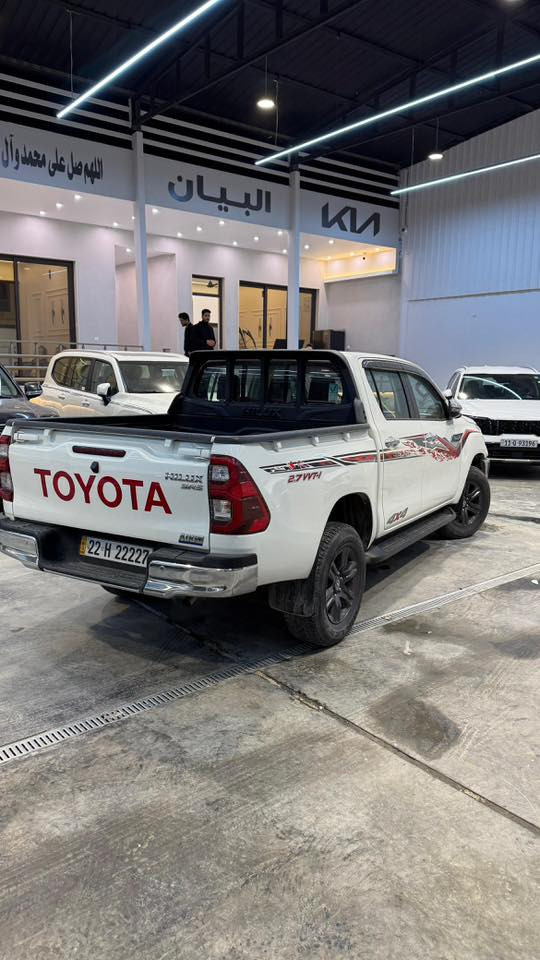 للبيع هايلوكس 2024 ساز (تبريد كشنات)
بعدهي داخلة ضمان الشركة

السيارة نظيفة جداً ما نازلة بر، استخدام شخصي فقط.
الممشى 32 ألف كم.
رقم مميز

بيها فقط هاي الضربه وماتصلحت

مكان السيارة: النجف.

للاستفسار والتواصل على الرقم
***********
