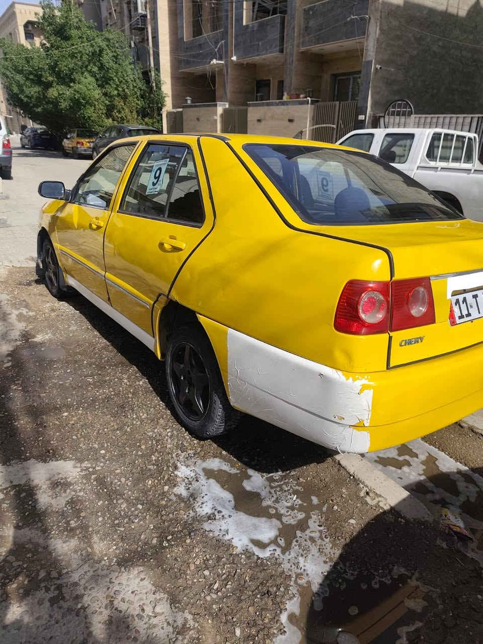 السلام عليكم شيري كوين 2011مصفر هئيه وغرامات سيارة بسمي خير من الله محرك كير شرط السعر 28 مكاني بغداد البياع ***********
