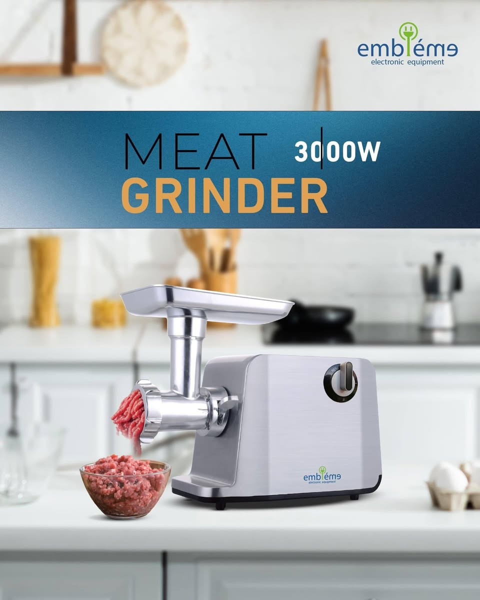 مثرمة لحم صناعية من شركة امبليوم 🇩🇪💯 
🥩 تعرف على أحدث مثرامة لحم من ماركة امبليوم! 🥩

هيكل خارجي مصنوع من الفولاذ المتين ودشالي حديد 
بالأضافة الى الملف النحاس الخالص 100% مما يعطي افضل النتائج
تمتاز بقوة 3000 واط لأفضل تجربة ، بالإضافة إلى حجم 10 يضمن لك إعداد الوجبات اللذيذة بكل سهولة وسرعة.

🛡️ مع ضمان سنة كاملة للأداء الممتاز، لا داعي للقلق! 🛡️

استمتع بنتائج مذهلة في وقت قياسي وتمتع بالأداء المتميز طوال فترة الضمان.

المميزات:
🔹 ثلاث قوالب للتحكم بدرجة الخشونة.
🔹 قوالب للكبة والباسطرمة
🔹 تصميم ألماني الصنع للمتانة والجودة.

160 الف


**إذا كنت صاحب هذا الإعلان وتريد حذفه لأي سبب، رجاءا أرسل رسالة إلى الدعم الفني**