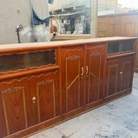 بوفيه تسكام مستعمله نظيفة جدا الطول 3 امتار  السعر 225 للاستفسار الاتص...