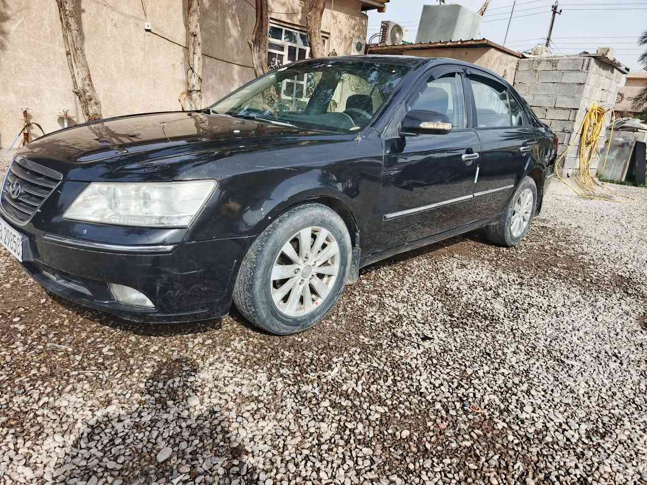 سلام عليكم سوناتا ٢٠٠٩وارد كوري سيارة بيهة صبغ ٤قطع ابع احزام سيارة جاهزة من كلشي كير محرك جديد السعر ٨٣وبيهة مجال م***********مكان ديالى جديدة الشط
