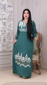 دشداشة نسائي • كشمير • فري سايز 3XL