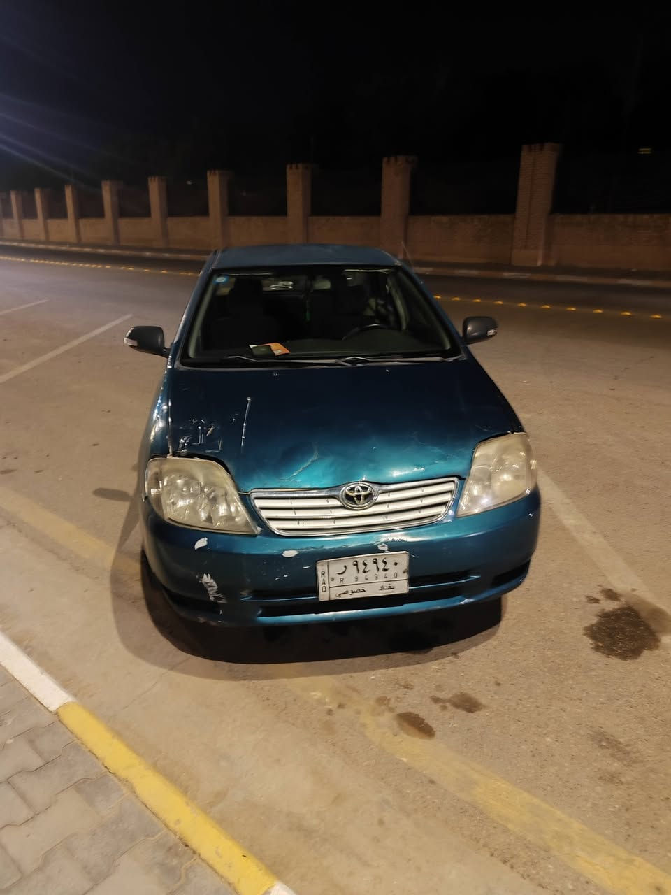 سلام عليكم 

كورلا بيكاتشو للبيع موديل 2003 اللون اخضر 
تدفئة تبريد
محرك بحالة جيدة
گير بحالة جيدة 
مكانها واسط الكوت 
رقم بغداد راعيها من النعمانية 

بيها درايم شفت گايم تطلع صوت بالاستدارة
السيارة صبغ عام وكشرها ما مكفول بيها طخات 

السعر المطلوب 62$ 
***********
