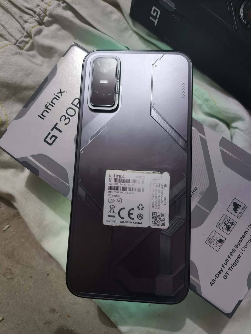 السلام عليكم جهاز جي تي 30 برو مستخدم شهر واحد للبيع 350 مجال بسيط


**إذا كنت صاحب هذا الإعلان وتريد حذفه لأي سبب، رجاءا أرسل رسالة إلى الدعم الفني**