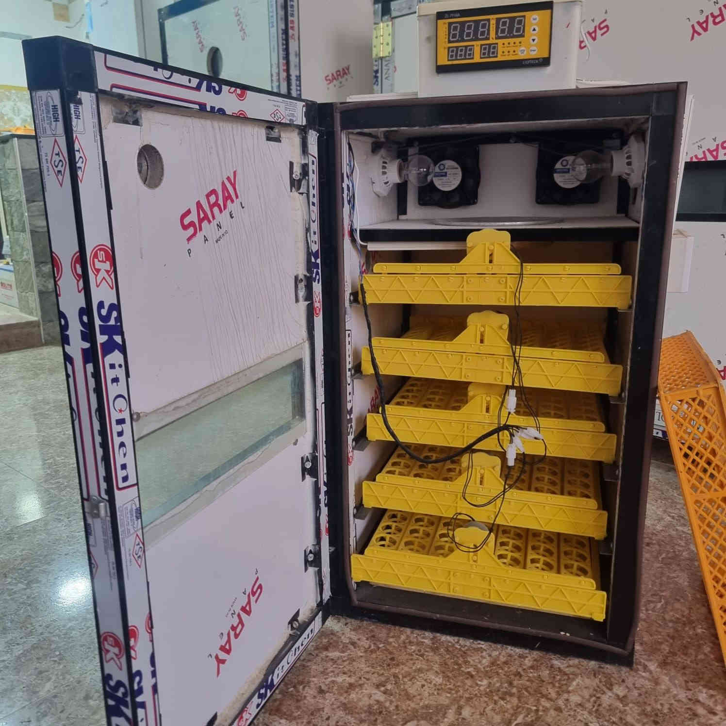 متاح فقاسه فل اوتوماتيك🛑 سعتها( 275‪بيضه)
تاخذ جميع انواع البيض (سمان ودجاج و فسيفس الخ....)
ضمان التفقيس +مع الفقاسه 5 قلابات +سله تفقيس+مبخره 
(يعني بس خلي بيض جاهزه مجهزه) 
🛑 َسعرها275الف 🛑مكاني سامراء معمل+ للأستفسار 
تواصل خاص او***********
