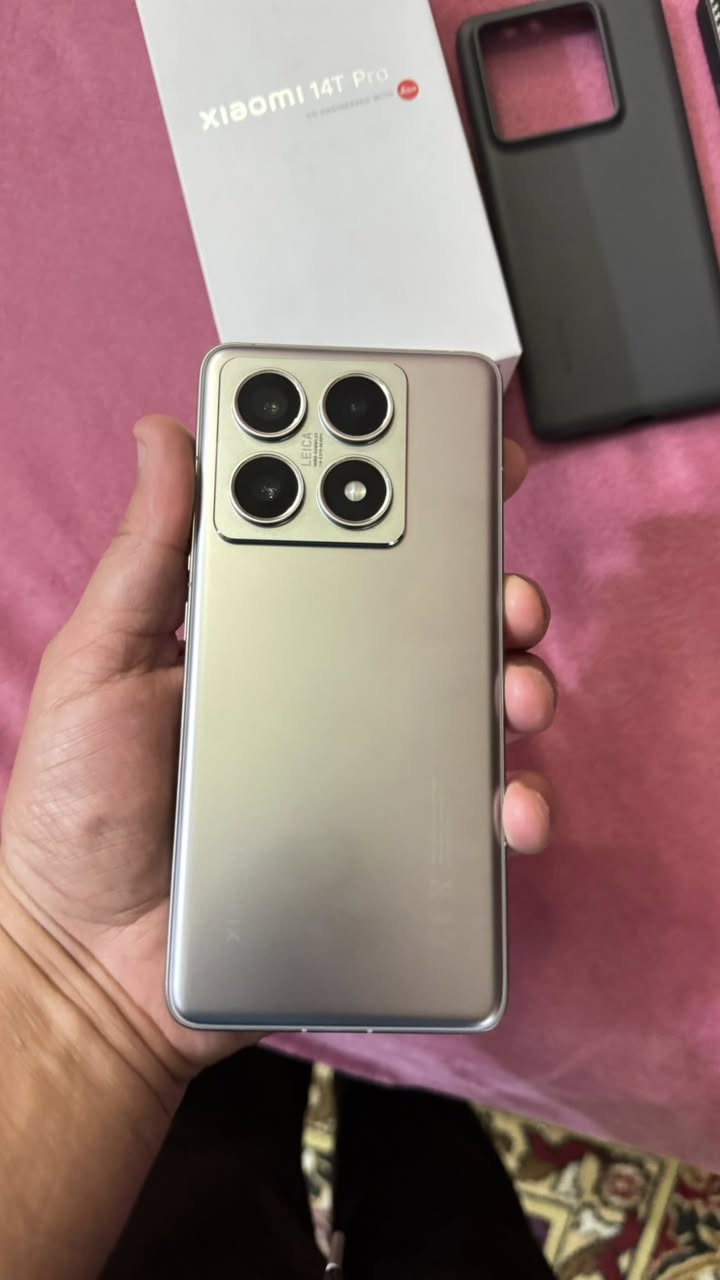 شاومي 14 تي برو ذاكره 1 تيرا مع كامل ملحقاته مع سماعة ابل برو الاصليه
الشاشة: AMOLED بحجم 6.67 بوصة بدقة 1220p
المعالج: Mediatek Dimensity 9300+
الكاميرات: خلفية 50+50+12 م.ب/ امامية 32 م.ب
الذاكرة+الرام: 256/512/1000 + 12/16 جيجابايت
نظام التشغيل: Android 14
البطارية: 5000 مللي امبير - 120 واط

مستخدم قليل جدا السعر مع السماعه 550 الف  قفل مكاني الكاظميه


**إذا كنت صاحب هذا الإعلان وتريد حذفه لأي سبب، رجاءا أرسل رسالة إلى الدعم الفني**