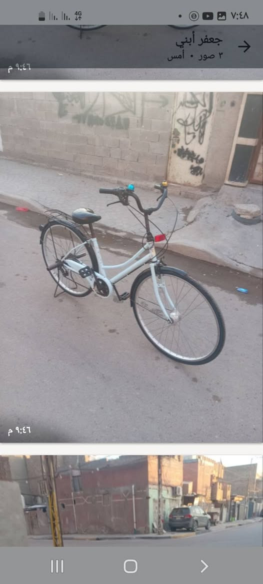 بايسكل للبيع بناتي سعره 50 وبي مجال حك لجية بغداد لمعامل لعماري
***********  احمد لمياحي
