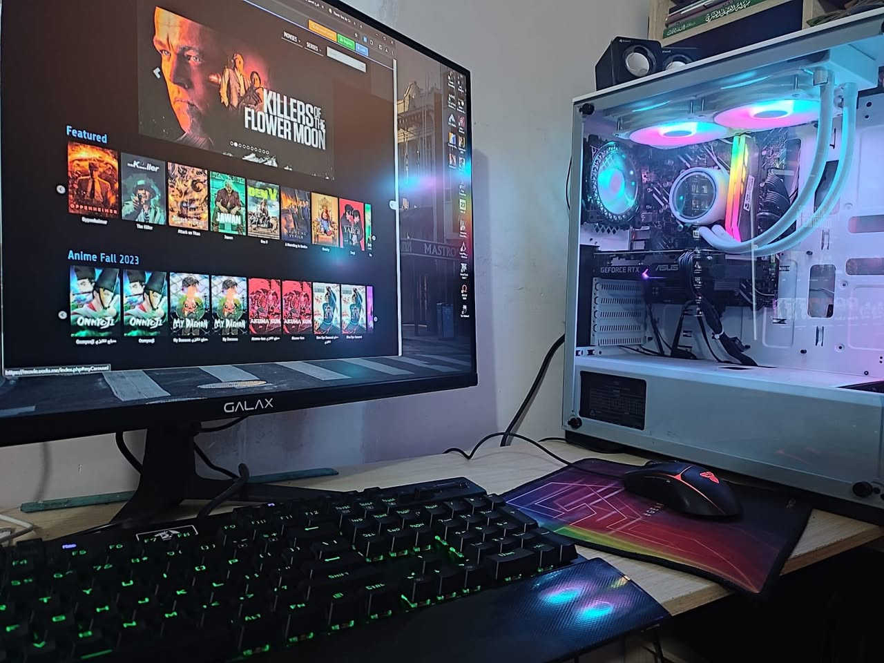 سلام عليكم pc للبيع العنوان بغداد الكرخ الحريه 
كل الكراتين مال القطع موجودة والحاسبه نظيفه 100‎%‎ وما تعبانه وانطي بيها ضمان ع كل القطع 
السعر 1,100,000 دينار متوفر واتساب وماسنجر 
***********
المواصفات مع الشاشه👇👇

Cpu I5 12400
Mb 610 asus
Ram 16
Gpu 3060 asus
Ssd 512, hdd 1t
Psu deepcool 600w
Case deep cool matrix 
Deepcool L240 مبرد مائي
Keyboard redragon yama
Mouse redragon 
Monitor 27 2k HDR 165hz ips panel galax
