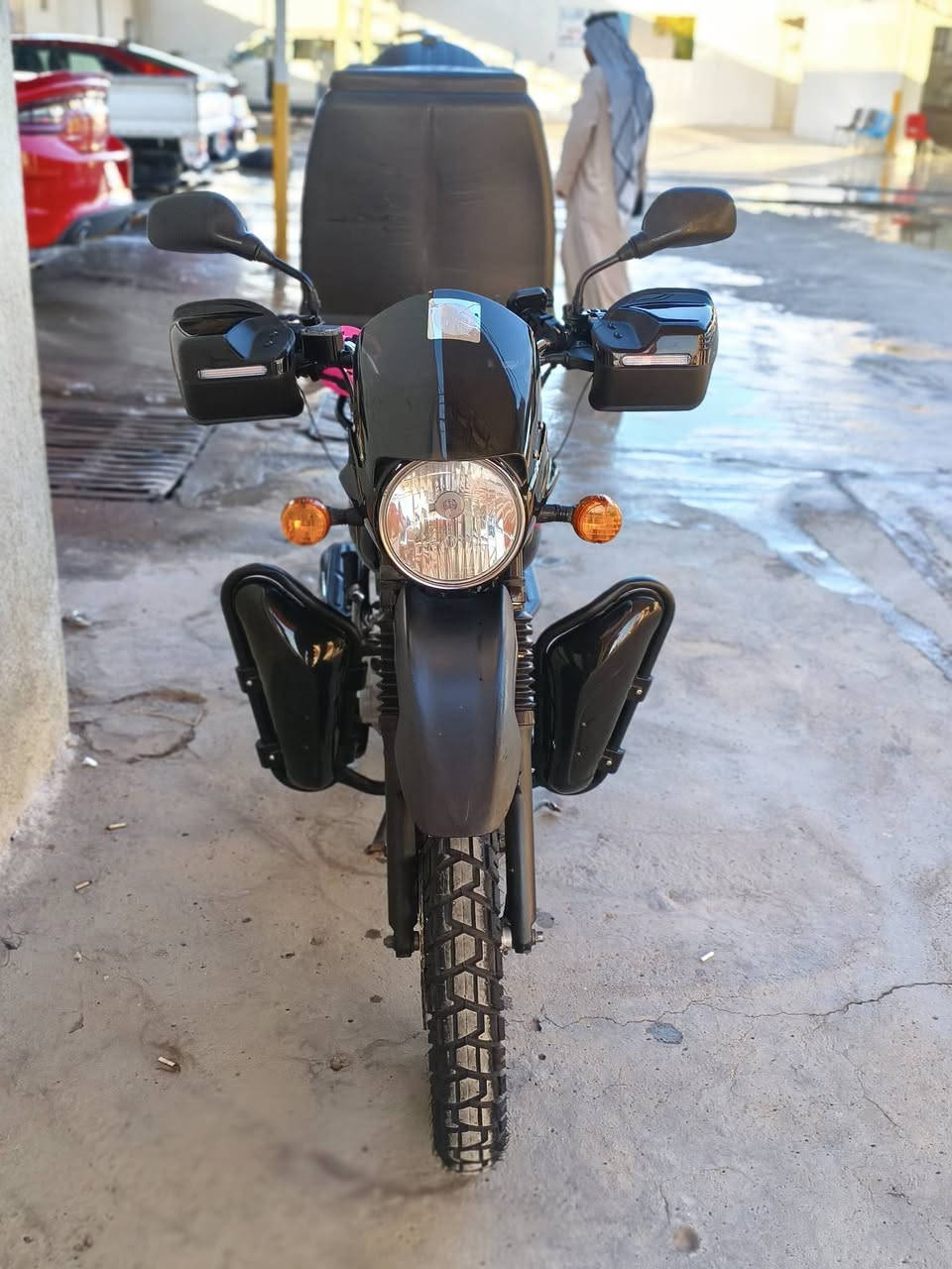سلام عليكم دراجه بوكسر 2023 نضافه95:رقم وسنويه مكفوله***********
