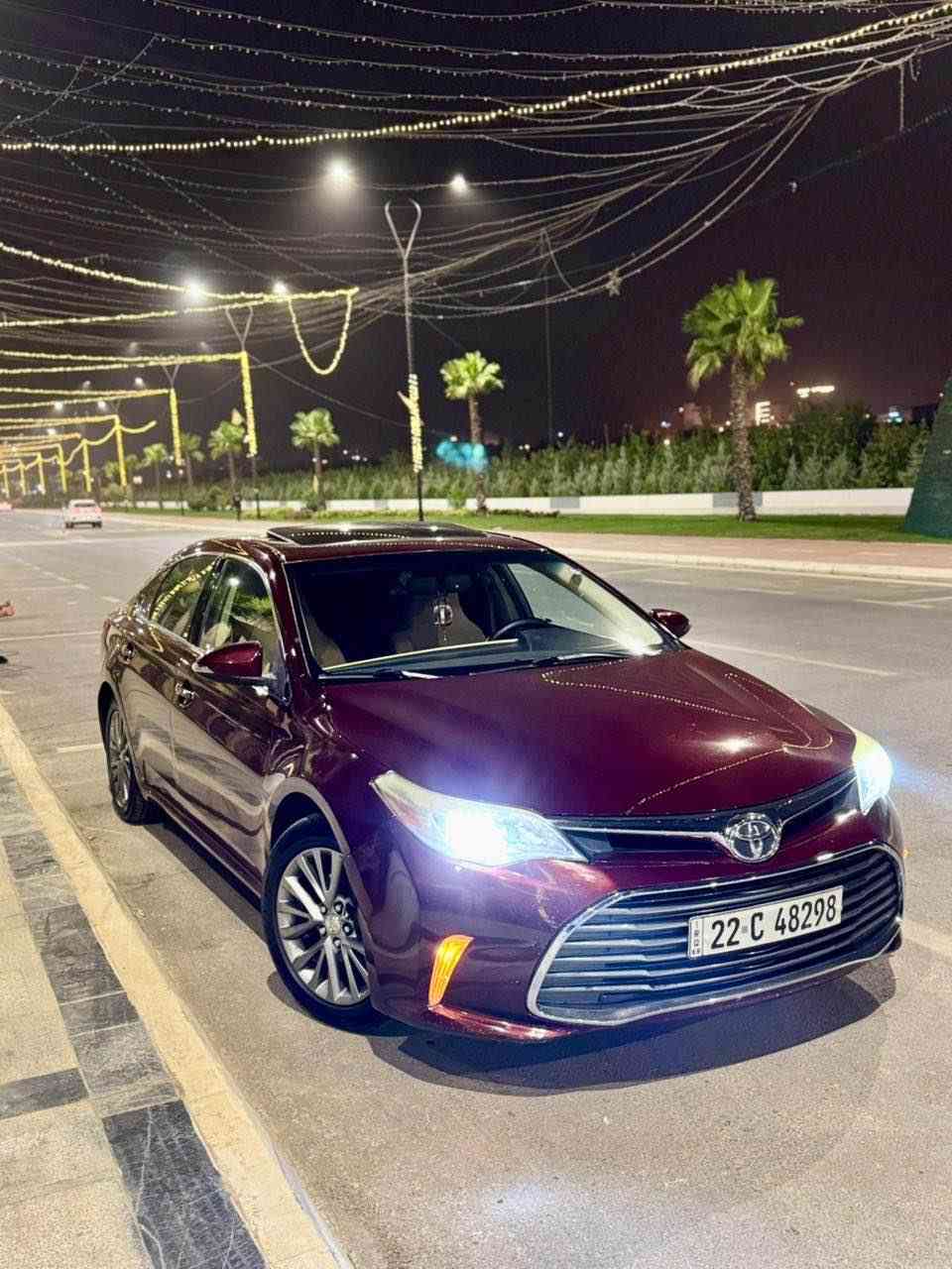 سلاموعليكم 
تويوتا افلون ٢٠١٦.  سونه رم دانا وه. 
به ناوي خومه 
فول فوله  ناو زه رد 
ره قه مو سه نه وي نويه 
جركه ي تيدانيه سي ساله لاي خومه 
***********
***********
بي زوري بي ارباكه. بس شاني ته قيه أربيل, العراق
