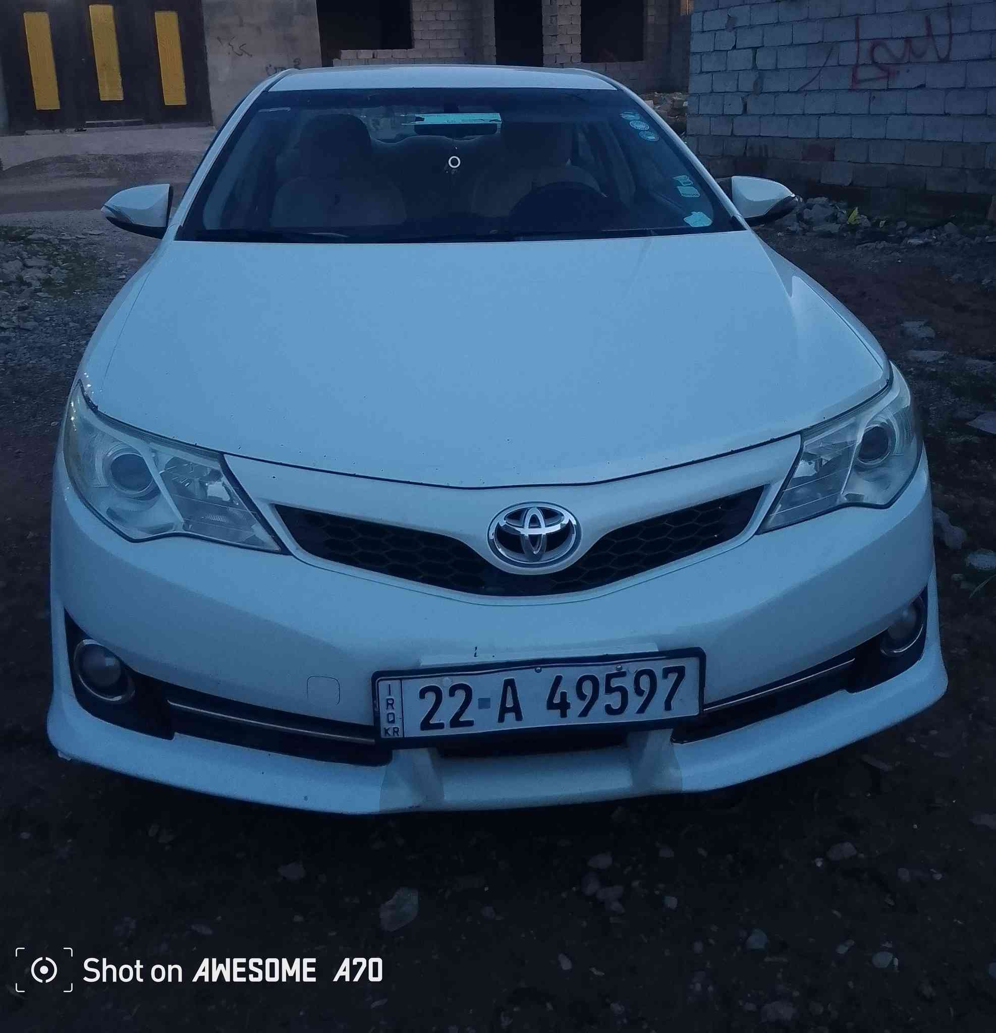 السلام عليكم سياره كامري خليجي 2012 للبيع بيه ضرر فقط تبديل چنطه  للاستفسار الاتصال الرقم ***********
