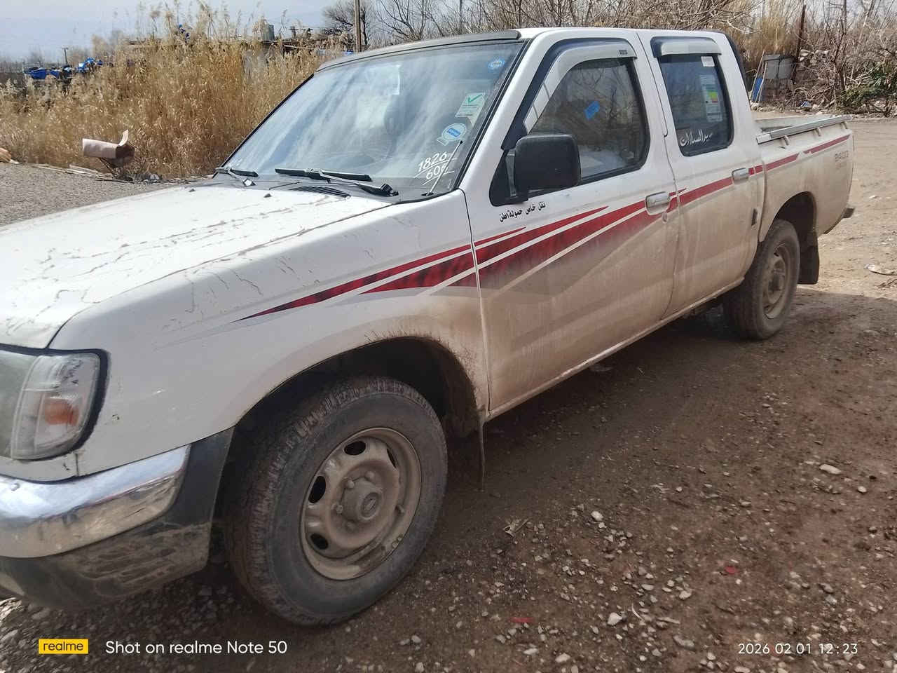 بەناوی خوای گەورە نیسان پیکاب مۆدێل2002 تەبریدو  پاوەر گێڕو مەکینەو ئەکسل وشانسی بەشەرت تەقەو ڕەقەی بەشەرت یەک دینار مەسرەفی نیە کارەبای هەموی مەزبوتە تایەی لۆکە ماڵی دۆستە سعر 80گەڵاو مەعامەلە   ***********   ***********
