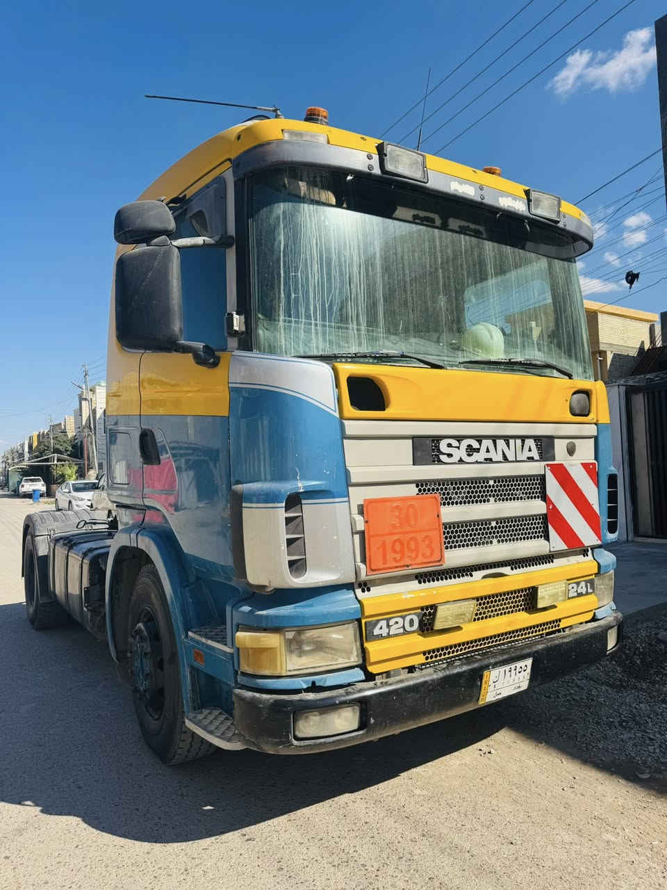 سلام عليكم 
سكانيه مديل 2000
مكفوله كفاله عامه 
مربوطه صهريج 
سنويه جديده رقم بغداد تحويل ثاني يوم 
الاستفسار  
 مكلف بنشر ***********
رياض الدليمي صاحب السياره
