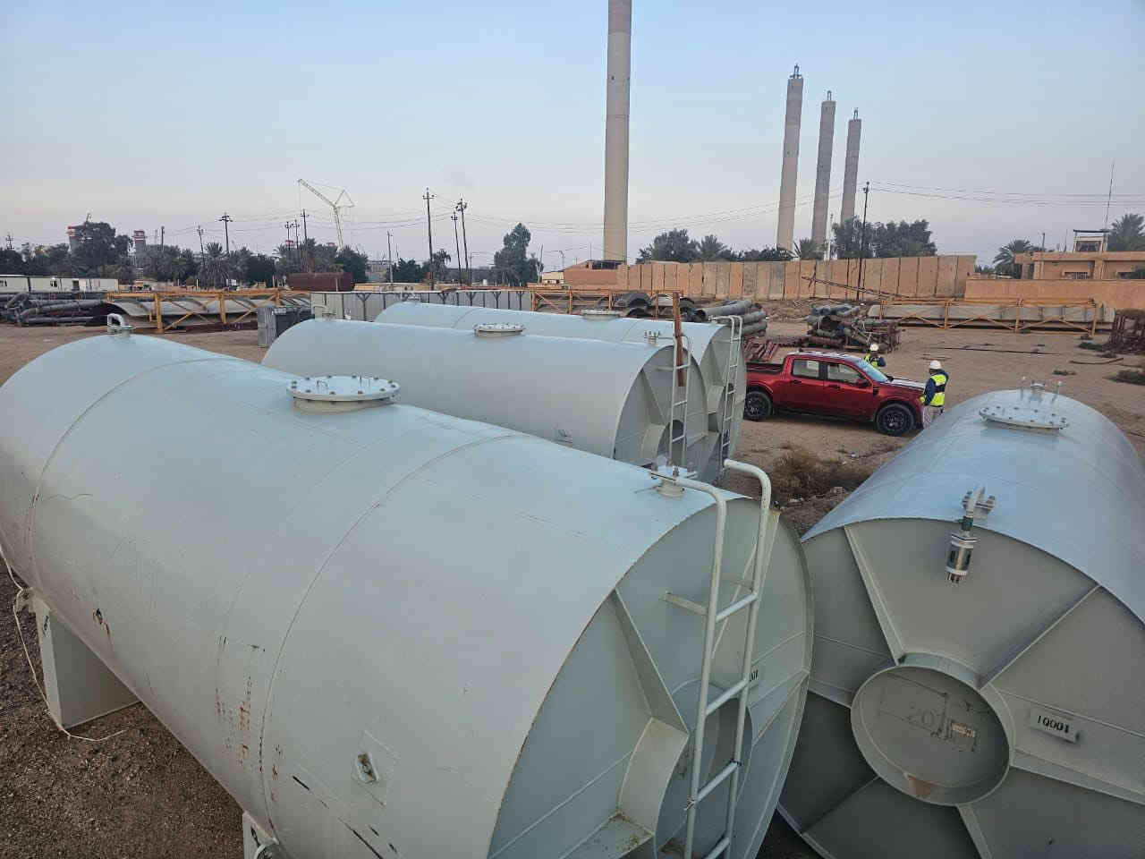 تانكيات ضد الرصاص 25000 الف لتر جديد للبيع. ***********
