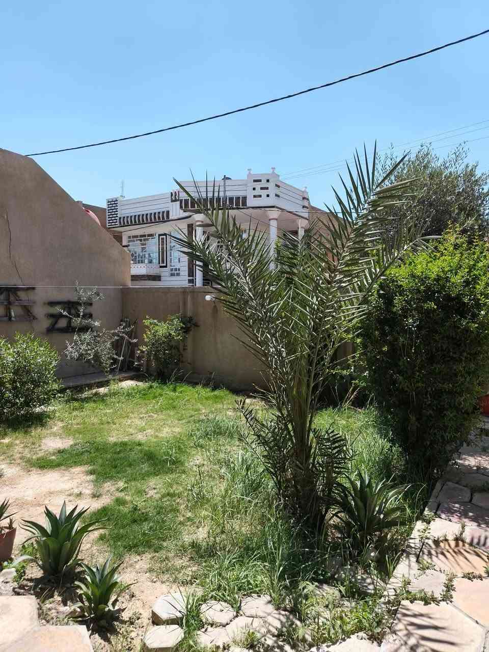 دار للبيع بناء حديث
يحتوي غرف عدد 2 في الطابق العلوي بالإضافة إلى صحيات 
وغرف عدد 1 في الطابق السفلي 
بالإضافة إلى الصالة الرئيسية والاستقبال والمطبخ
يتضمن حديقة وكراج
المساحة 300 م 
العنوان حي الأسرى قرب مرقد سيد نور 
البيت طابو صرف
 تواصل وتساب أو تصال ***********
