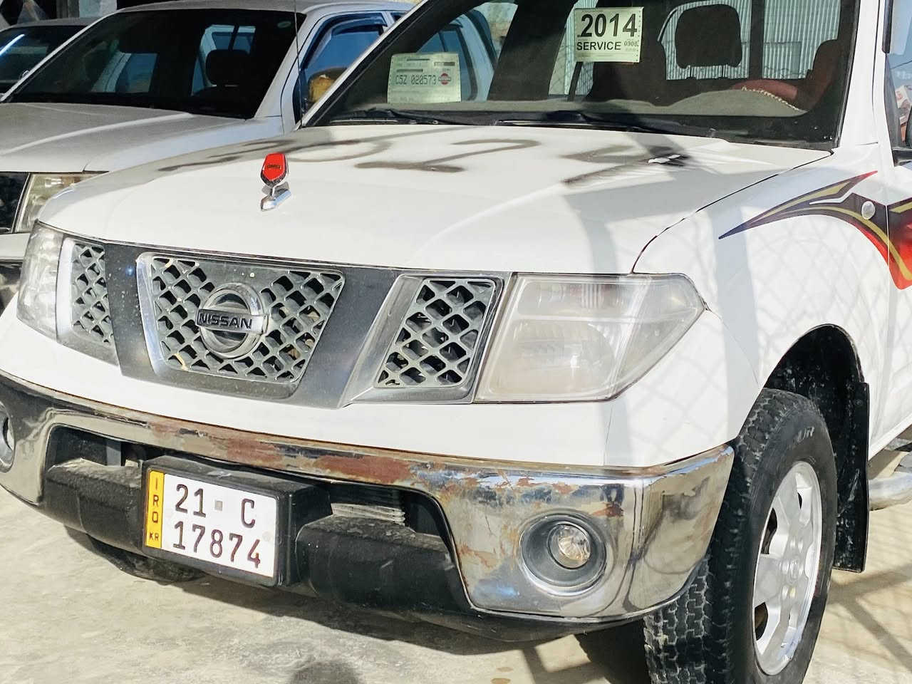 سلام عليكم
البيع نيفاره موديل 2014
كير اتماتيك محرك جديد 
رقم سليمانيه كليزي 
تخم تاير 
صدر جديد 
تواخل جديد عنوان صويره 
رقم موبايل ***********
***********
