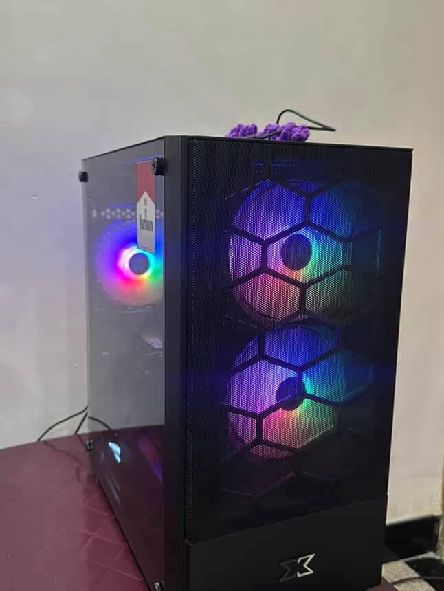 ntel CPU Core i5-12400F
MB ASUS PRIMe H610M-K D4 

VGA PC CARD RTX ZO TAC 3060 Twin12GB

Fury Beast RGB Kit.16GB (8x2) 3200 -
PC SSD LEXAR 1T sata3 2.5 

PSU POWER SUPPLY AeroCool650w RGB Bronze

fan PC Deep CooL 

Case Xigamtek Oreo - 3 Fan RGB Mid
Keybord GAMING REDRAGON K617 Gray White 60%

Mouse: Logtiche G502
الشاشة : MSI G244F E2 24 FHD (1920 x 1080)
180Hz 1Ms IPS

للاستفسار : *********** واتساب
***********
السعر: 1300
