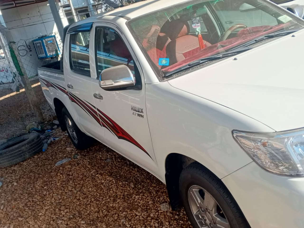 السلام عليكم. تيوتا هايلوكس موديل 2014 اوتوماتيك رقم مثنى سياره كفالة عامه ماعده بارده بصيطه ماشيه 182 محرك وضع شركه  تحويل مباشر . المكان بابل القاسم للاستفسار الاتصال ***********.   السعر  220 وبيهه مجال
