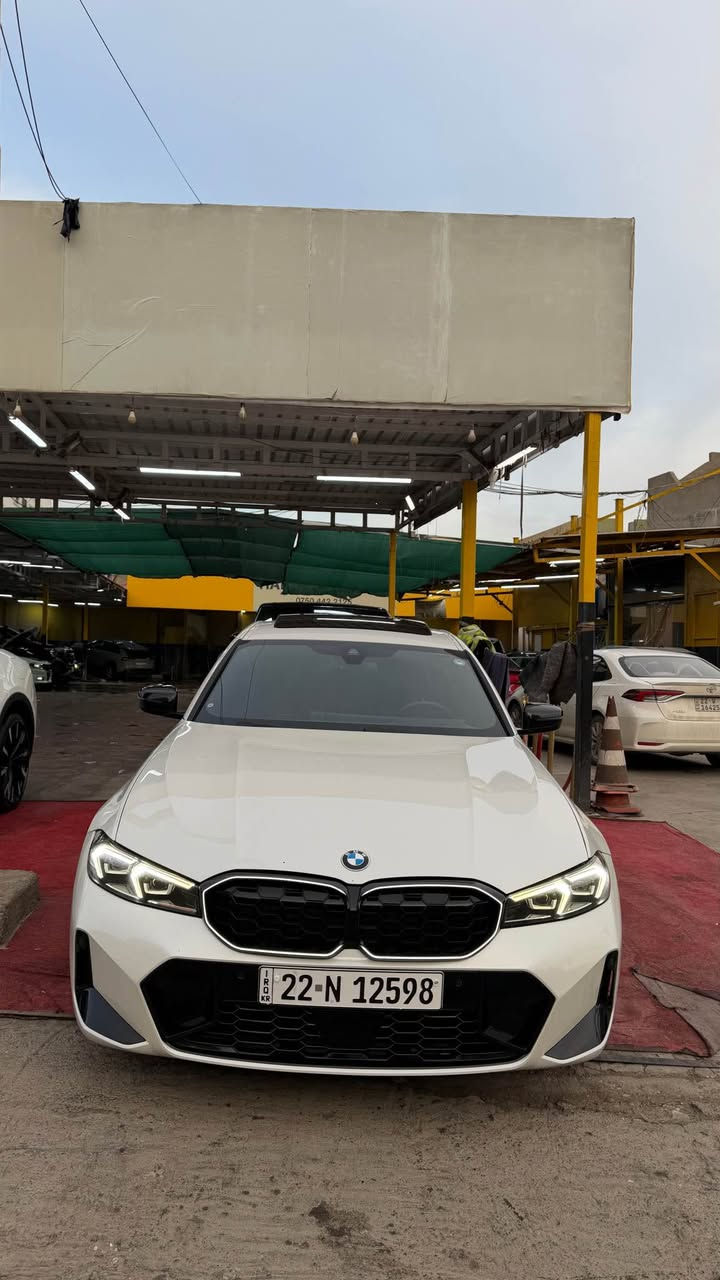 ***********
bmw330i series3 2024
دوو پارچەیی هەیە بۆنیت چاملخ بی ناوگرتن ئیرباگ سوکان تەقیە سیستەمە هەموو شتی بە شەرتە کارەبایت و رادار  
سەیارەکە کالم پیش و پشت کرایتە M package
کتابی جامرەشی لەگەل سەیارەکە23هەزار رۆیشتیە داوایی 310مجالی تیدایە أربيل, العراق
