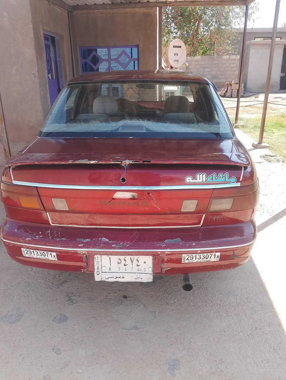 السلام عليكم عندي كيه سيفيا للبيع موديل 93 كهربايات كامله مكينه جديده كير عادي  صاحبهه الشرعي بلحمزه موجود تحويل مباشر رقم بابل مكان السياره واسط ***********
