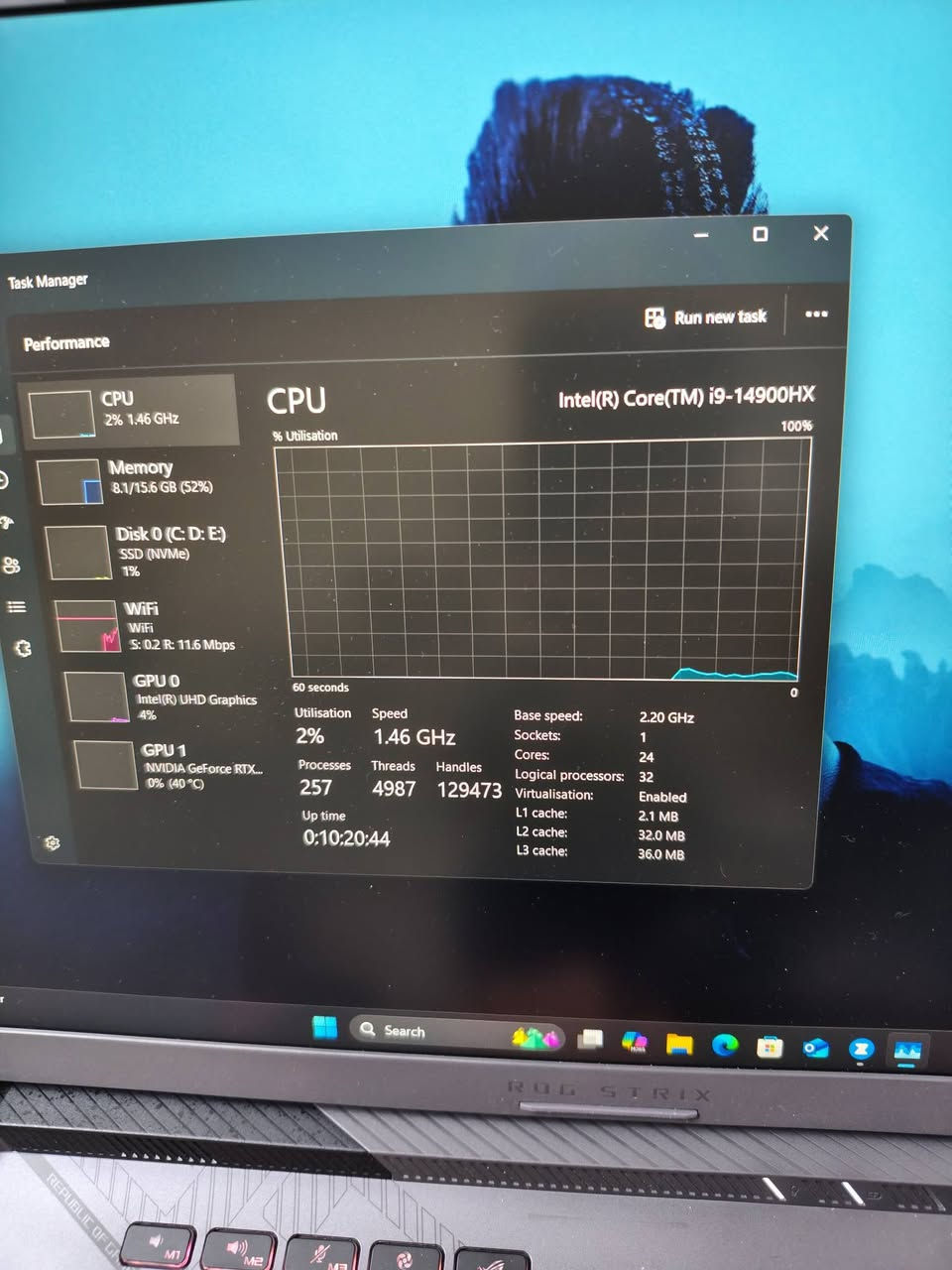 السلام عليكم
ASUS ROG Strix G16 2024
للبيع مستخدم قليل ونظيف جدا
المواصفات
كارت الشاشة: 
NVIDIA GeForce RTX™ 4060 (140W) MAX GDDR6
المعالج: 
Intel Core" i9-14900HX
التخزين:
 SSD (1TB) NVMe M.2 
الرامات: 
16GB DDR5-5600MHz
حجم الشاشة ودقتها:
(1200×1920) Size: 16-inch, 16:10 WUXGA 165HZ
الجهاز كامل ملحقاتة وكارتونة السعر مليون 750 وبيها مجال للشراي مكاني بغداد الصليخ


**إذا كنت صاحب هذا الإعلان وتريد حذفه لأي سبب، رجاءا أرسل رسالة إلى الدعم الفني**