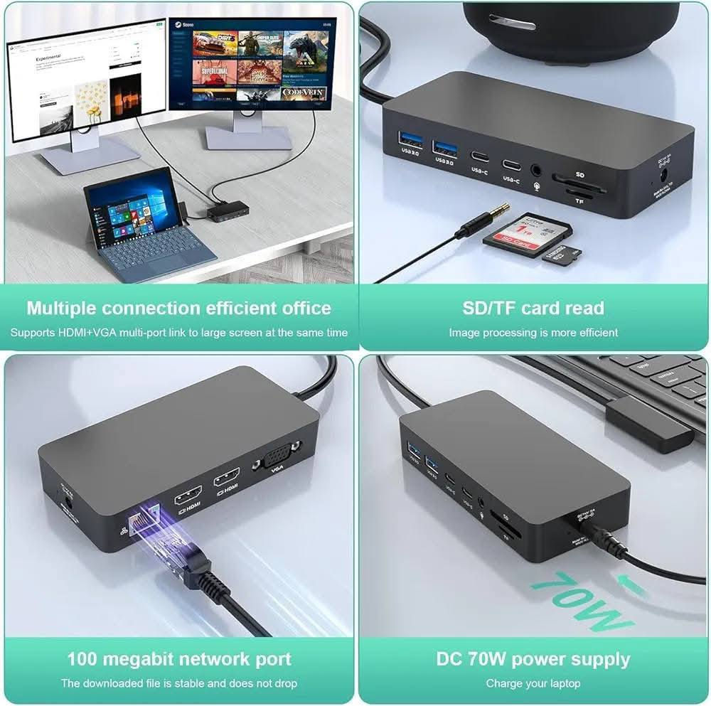 ((📦)). 
قاعدة شحن سيرفس برو مايكروسوفت - ضمان لمدة عام - 12 في 1 شاشة عرض ثلاثية مزدوجة 4K HDMI + VGA، قواعد سيرفس لسيرفس برو 11/10/9/8/X/7/6، لابتوب سيرفس 7/6/5/4/3، سيرفس بوك


**إذا كنت صاحب هذا الإعلان وتريد حذفه لأي سبب، رجاءا أرسل رسالة إلى الدعم الفني**