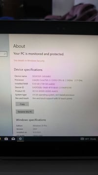 للبيع جهاز  HP EliteBook  لون رصاصي   المواصفات كدامكم  ونظام وندوز  1...