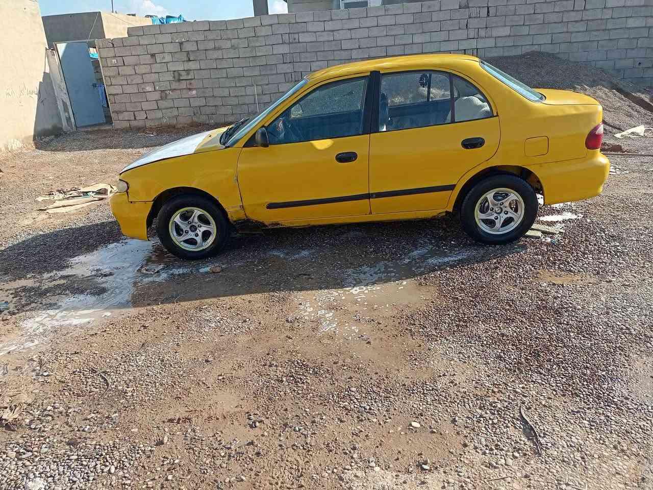 هونداي اكسنت
موديل 1997
سياره جاهزه 
كير محرك مابي شي تايرات جديد 
والباقي كدام العين 
المكان كركوك ناحيه يايجي 
مراوس ترهم اذا خصوصي 
***********
