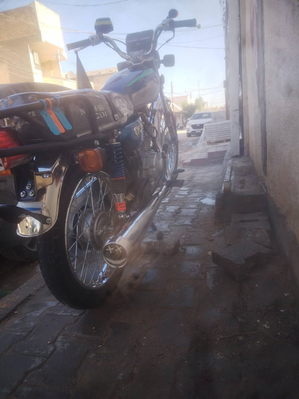 سلام عليكم دراجه اربع كير للبيع. مديل 25 لدراجه كفاله عامه رايده 750 وبيه مجال بصيط. اي استفسار علا هاذ الرقم ***********
