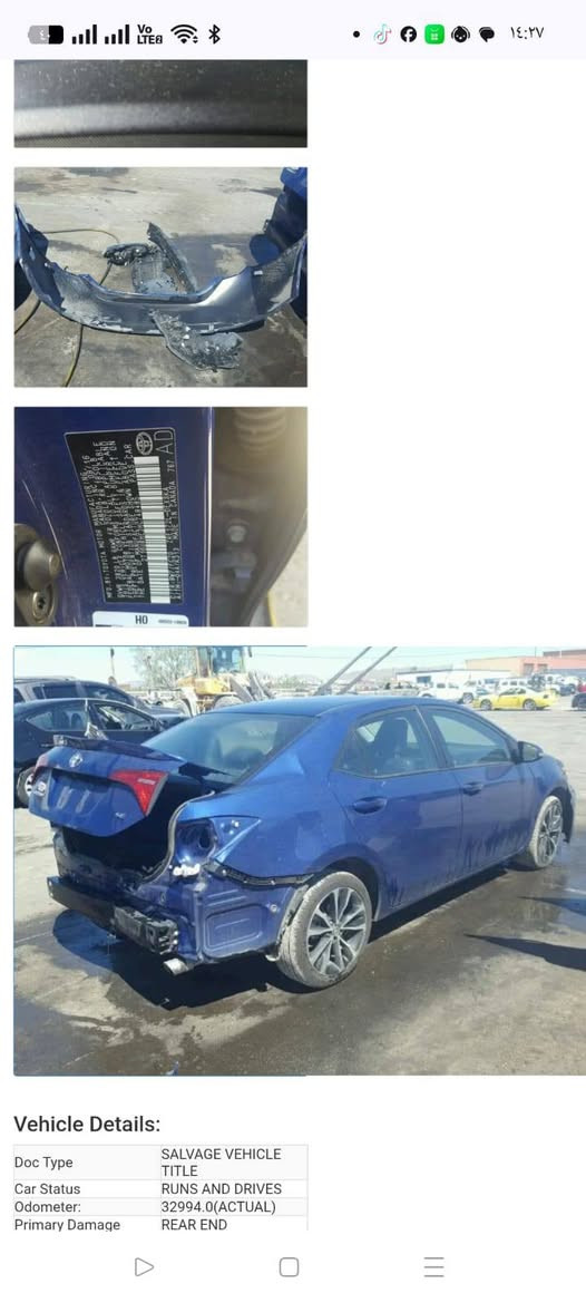 السلام عليكم 
للبيع كورلا ٢٠١٧ se بدون ضرر
رقم اربيل دولي
مواصفات 
مثبت سرعه 
شاشه حجم كبير 
كامره خلفيه
مري هيتر
تحديد مسار
رادر
زنون عالي ناصي 
محرك وكير شرط 
تبريد ثلج 
السعر 142 بي مجال
سياره بدون ضرر 
بجم كبس الصدر مالته نص عمر 
الاتصال ***********
مكان بعقوبة دور الزراعه
