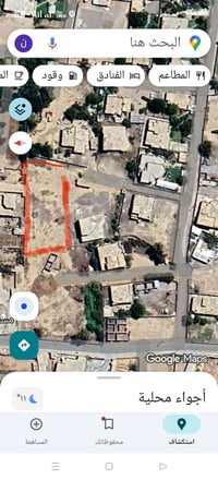 قطعة ارض للبيع مساحه 1400 متر مكان الضاحيه قرب بيت حسيب سعيد مقابل صبح...