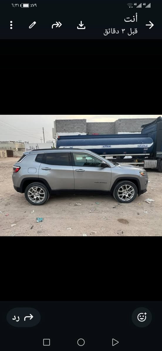 جيب موديل 2023 وارد امريكي ضربه خفيفه كلش اربعه سلندر فول مواصفات ماعدا الفتحه مدفوع كمرك وضريبه داخله قبل سنه السياره بسمي انا السعر 175$ وبيها مجال رقمي *********** وبالخدمه
