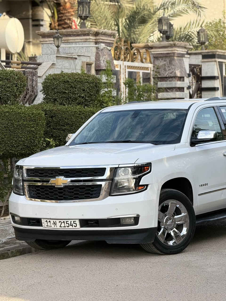 سلام عليكم فقط بيع. بدون مراوس
تاهو خليجي.  موديل.  2018. 
    السعر. 288. . رقم..***********
بيها صبغ هلال جاملغ خلفي
كير محرك مامفتوح مكفولات على وضع شركة 
تايرات حدادة. كفالة. سيارة جديدة 
شاشا كامرة. حساس خلفي مامي رادار جانبي 
تحكم ربع جهات كشنات 2. كهربائي 
كشنات. تدفى. تبريد 2 ويل كروم
