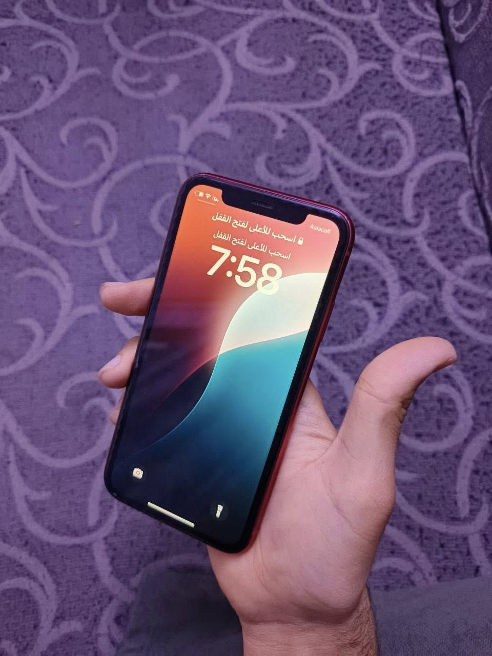 ايفون11عادي ذاكره256بطاريه71 الجهاز ما مفتوح ابد تجي تفحص حاسبه نموذجM امريكي السعر خاص***********
